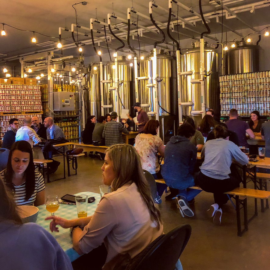 Taproom atmosphere